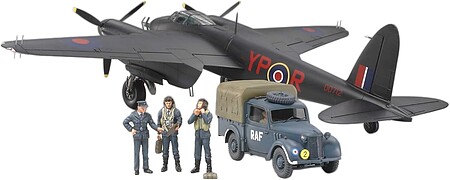 Tamiya De Havilland Mosquito NF Mk.II Aircraft & Car Plastic Model Airplane Kit 1/48 Scale #89786