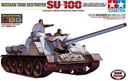 Tamiya Russian Su100 Tank Destroyer w/Weathering Set Plastic Model Military Kit 1/35 Scale #89791