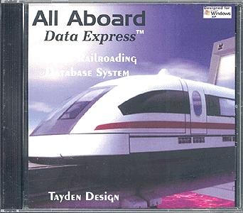 Tayden All Aboard Data Express Version 1.0.0 for Windows Model Railroad Software #15172