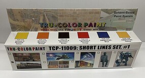 Tru-Color Railroad Shortlines Paint Set #1