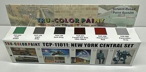 Tru-Color NYC Railroad color Paint Set