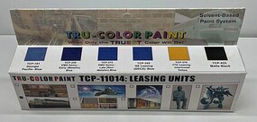 Tru-Color Railroad Leasing Units Paint Set