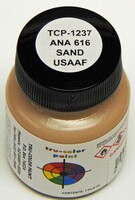 Tru-Color ANA-616 North African Sand 1oz Hobby and Model Enamel Paint #1237
