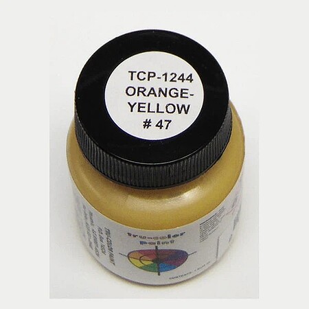 Tru-Color Orange-Yellow #47 1oz Hobby and Model Enamel Paint #1244