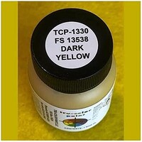 Tru-Color FS-13538 Dark Yellow 1oz Hobby and Model Enamel Paint #1330
