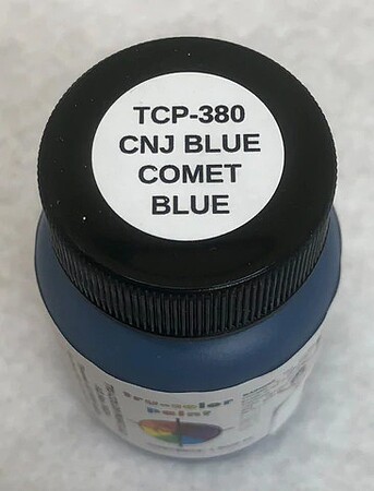 Tru-Color CNJ Comet Blue 1oz Hobby and Model Enamel Paint #380