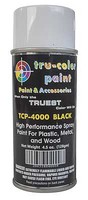 Tru-Color Gloss Black Spray 4.5oz Hobby and Model Enamel Paint #4000