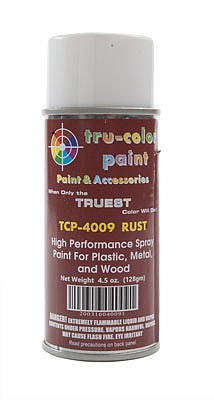 Tru-Color Gloss Rust Spray 4.5oz Hobby and Model Enamel Paint #4009