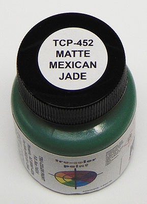Tru-Color Matte Exterior Wall - Mexican Jade 1oz Hobby and Model Enamel Paint #452