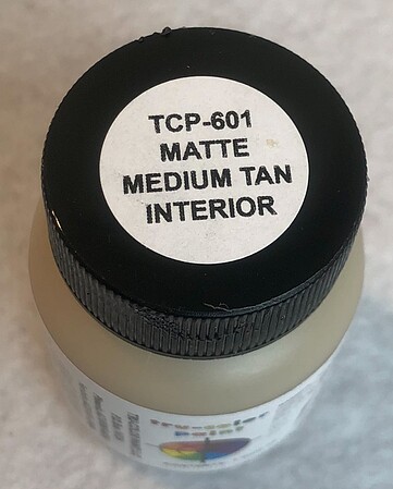Tru-Color Medium Tan Interior 1oz Hobby and Model Enamel Paint #601
