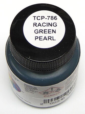 Tru-Color Racing Green Pearlescent 1oz Hobby and Model Enamel Paint #786