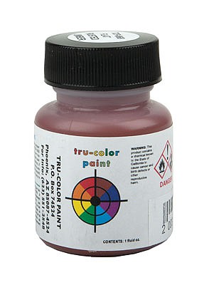 Tru-Color Flat Rusted Umber 1oz Hobby and Model Acrylic Paint #868