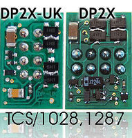 TCS DP2X-UK 2-Function DCC Decoder HO Scale Model Railroad Electrical Accessory #1287 TCS DP2X-UK 2-Function DCC Decoder HO Scale Model Railroad Electrical Accessory #1287