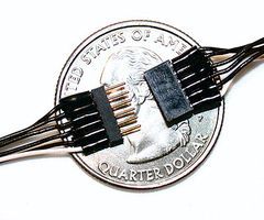 TCS 6-pin Mini Connector Blk/Wht