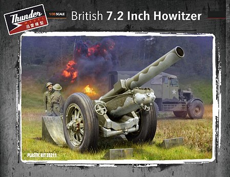 Thunder-Model 1/35 British 7.2-Inch Howitzer (New Tool)