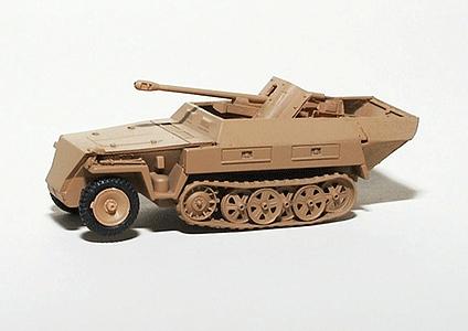 Trident Half Tracks 250 w/5cm Pak 38 Anti Tank Gun HO Scale Model Roadway Vehicle #81016