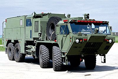 Trident M1142 Tactical Fire Fighting Truck HO Scale Model Roadway Vehicle #87150