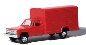 Trident Chevrolet Pickup Cab w/Special Body Red HO Scale Model Railroad Vehicle #901543