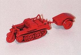 Trident NSU HK101 Half Track w/Trailer Fire Department Red HO Scale Model Railroad Vehicle #90204 Trident NSU HK101 Half Track w/Trailer Fire Department Red HO Scale Model Railroad Vehicle #90204