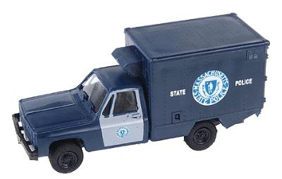 Trident Chevrolet Utility Truck Massachusetts State Police HO Scale Model Railroad Vehicle #90254