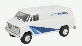 Trident Chevrolet Van Colorado State Patrol HO Scale Model Railroad Vehicle #90255 Trident Chevrolet Van Colorado State Patrol HO Scale Model Railroad Vehicle #90255