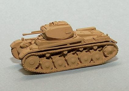 Trident Light Tanks SdKfz 121/PzKpfw II Model C Sand HO Scale Model Roadway Vehicle #90332