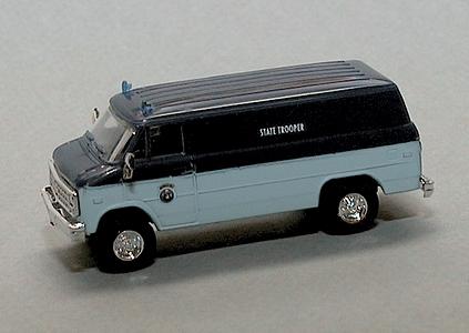 Trident Chevrolet Van Maine State Police HO Scale Model Roadway Vehicle #90342