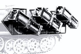 Trident Stuka zu Fuss Multiple Rocket Launcher Kit HO Scale Model Railroad Vehicle #96046 Trident Stuka zu Fuss Multiple Rocket Launcher Kit HO Scale Model Railroad Vehicle #96046