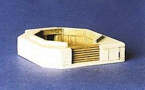 Trident Light Anti-Aircraft Gun Emplacement Resin HO Scale Model Railroad Building #99010 Trident Light Anti-Aircraft Gun Emplacement Resin HO Scale Model Railroad Building #99010