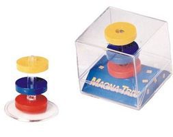 Tedco Magna-Trix- Colorful Ring Magnets which Float to Stand