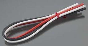 Tekin-Electronics 12 AWG Silicon Power Wire 12'' Red/Black/White (3) Tekin-Electronics 12 AWG Silicon Power Wire 12'' Red/Black/White (3)