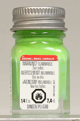 Testors Sublime Green Gloss 1/4 oz Hobby and Model Enamel Paint #1125tt