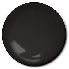 Testors Flat Black 1/4 oz Carded Hobby and Model Enamel Paint #1149c2