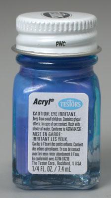 Testors Blue 1/4 oz Hobby and Model Acrylic Paint #1325