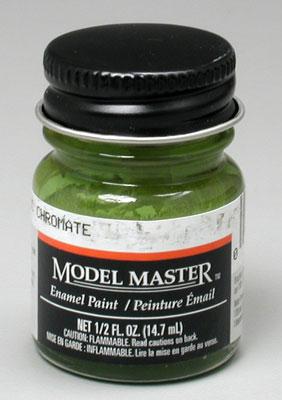 Testors Model Master Green Zinc Chromate 1/2 oz Hobby and Model Enamel Paint #1734