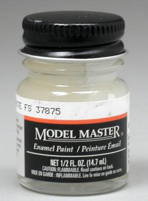 Testors Model Master Flat White 37875 1/2 oz Hobby and Model Enamel Paint  #1768