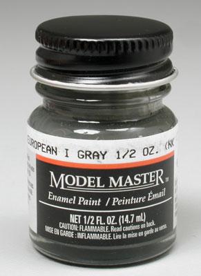 Testors Model Master Euro 1 Gray 36081 1/2 oz Hobby and Model Enamel Paint #1788