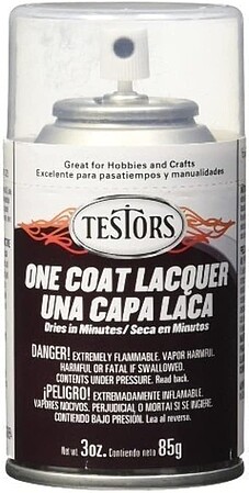 Testors Spray Lacquer 3oz, Clear Coat(2 Pack)