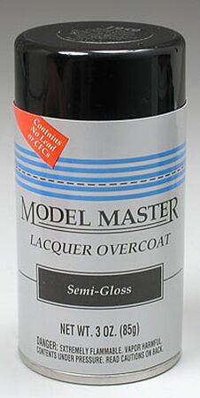 Testors Model Master Spray Semi Gloss Clear 3 oz Hobby and Model Enamel Paint #1959 Testors Model Master Spray Semi Gloss Clear 3 oz Hobby and Model Enamel Paint #1959