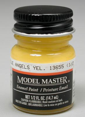 Testors Model Master Blue Angel Yellow FS13655 1/2 oz Hobby and Model Enamel Paint #2023