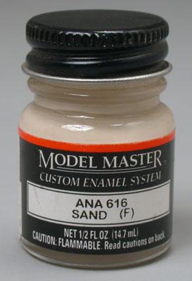 Testors Model Master World War II United States & Royal Air Force Enamel Paint Bottle - Sand (A #2053