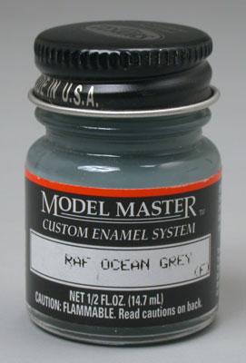 Testors Model Master RAF Ocean Gray 1/2 oz Hobby and Model Enamel Paint #2057
