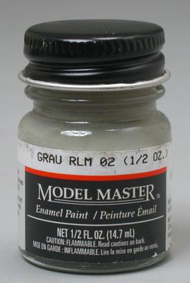 Testors Model Master Grau RLM 02 1/2 oz Hobby and Model Enamel Paint #2071