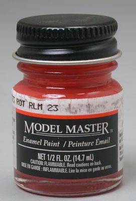 Testors Model Master Rot RLM 23 1/2 oz Hobby and Model Enamel Paint #2073