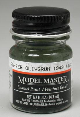 Testors Model Master Panzer Olivgrun 43 1/2 oz Hobby and Model Enamel Paint #2097