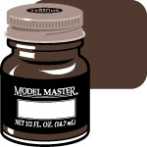 Testors Model Master Russian Earth Brown 1/2 oz Hobby and Model Enamel Paint #2124