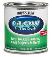 Testors 1/2 Pint Can Glow-In-The-Dark Luminous Paint Hobby and Model Paint Supply #214945