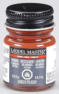 Testors Model Master Root Braun RAL 8012 Semi-Gloss 1/2 oz Hobby and Model Enamel Paint #2152