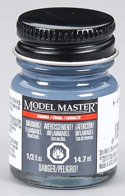 Testors Model Master 5-N Navy Blue USN Semi-Gloss 1/2 oz Hobby and Model Enamel Paint #2158