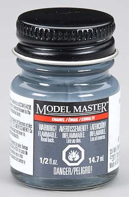 Testors Model Master 507 A Dark Gray R.N. Semi-Gloss 1/2oz Hobby and Model Enamel Paint #2169